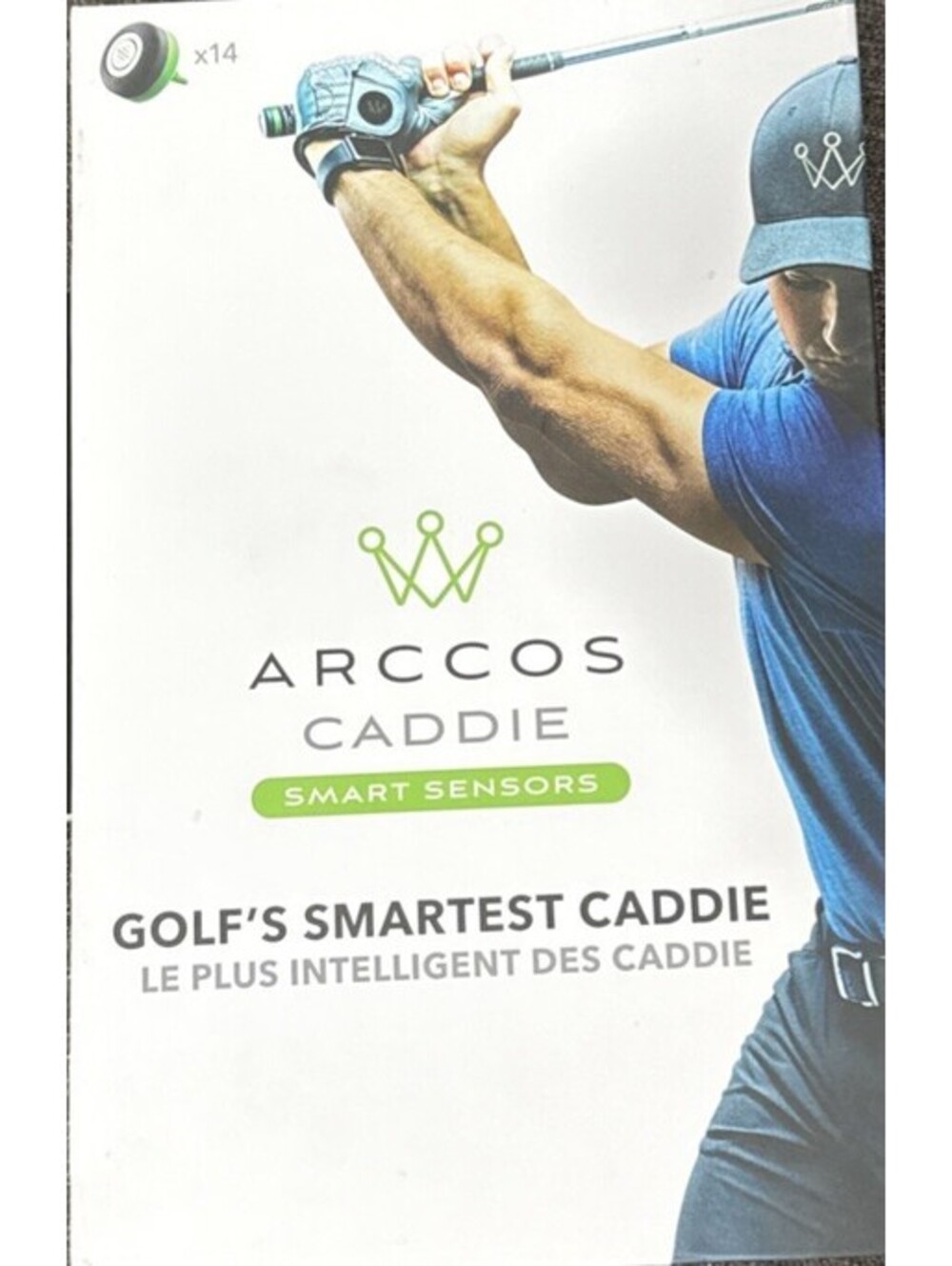 Arccos Caddie Smart Sensors Golf GPS Tracker AI App | 13 Pieces (missing one)